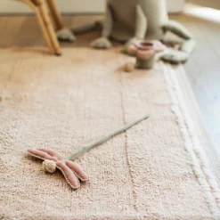 Tapis lavable Bloom Rose (90 x 130 cm)