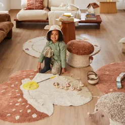 Tapis lavable Bolet (120 x 120 cm)