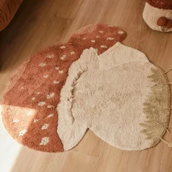 Tapis lavable Bolet (120 x 120 cm)