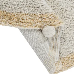 Tapis lavable Bubbly natural miel (120 cm)