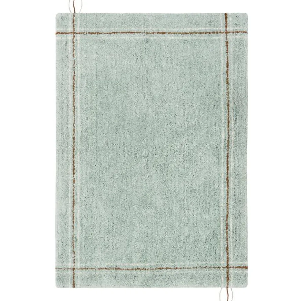 Tapis lavable Cuisine vert d'eau (90 x 130 cm)
