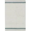 Tapis lavable Gastronome bleu vintage (90 x 130 cm)