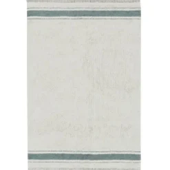 Tapis lavable Gastronome bleu vintage (90 x 130 cm)