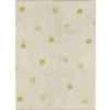 Tapis lavable Hippy Dots natural miel (120 x 160 cm)