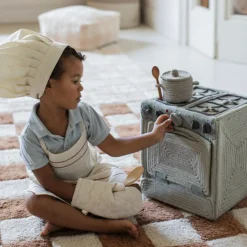 Tapis lavable Kitchen Tiles caramel (120 x 160 cm)