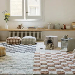 Tapis lavable Kitchen Tiles gris foncé (120 x 160 cm)