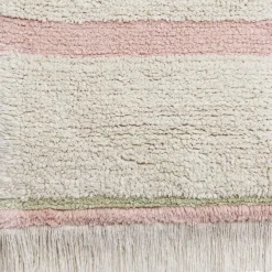 Tapis lavable Lanes vintage nude (90 x 130 cm)