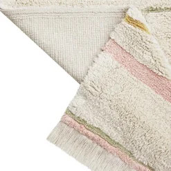 Tapis lavable Lanes vintage nude (90 x 130 cm)