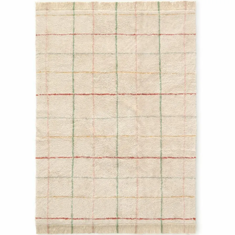 Tapis lavable Lignes de couleurs (140 x 200 cm)