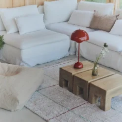 Tapis lavable Lignes de couleurs (140 x 200 cm)