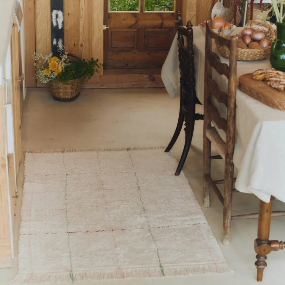 Tapis lavable Lignes de couleurs (140 x 200 cm)