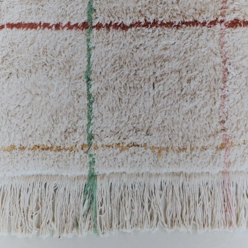 Tapis lavable Lignes de couleurs (140 x 200 cm)