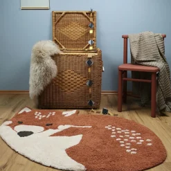 Tapis lavable loup Little Wolf (70 x 110 cm)