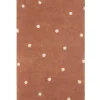 Tapis lavable Mini Dot Chestnut (100 x 150 cm)