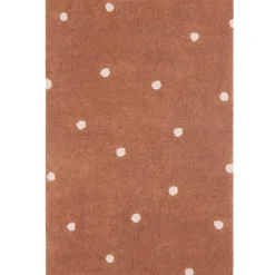 Tapis lavable Mini Dot Chestnut (100 x 150 cm)