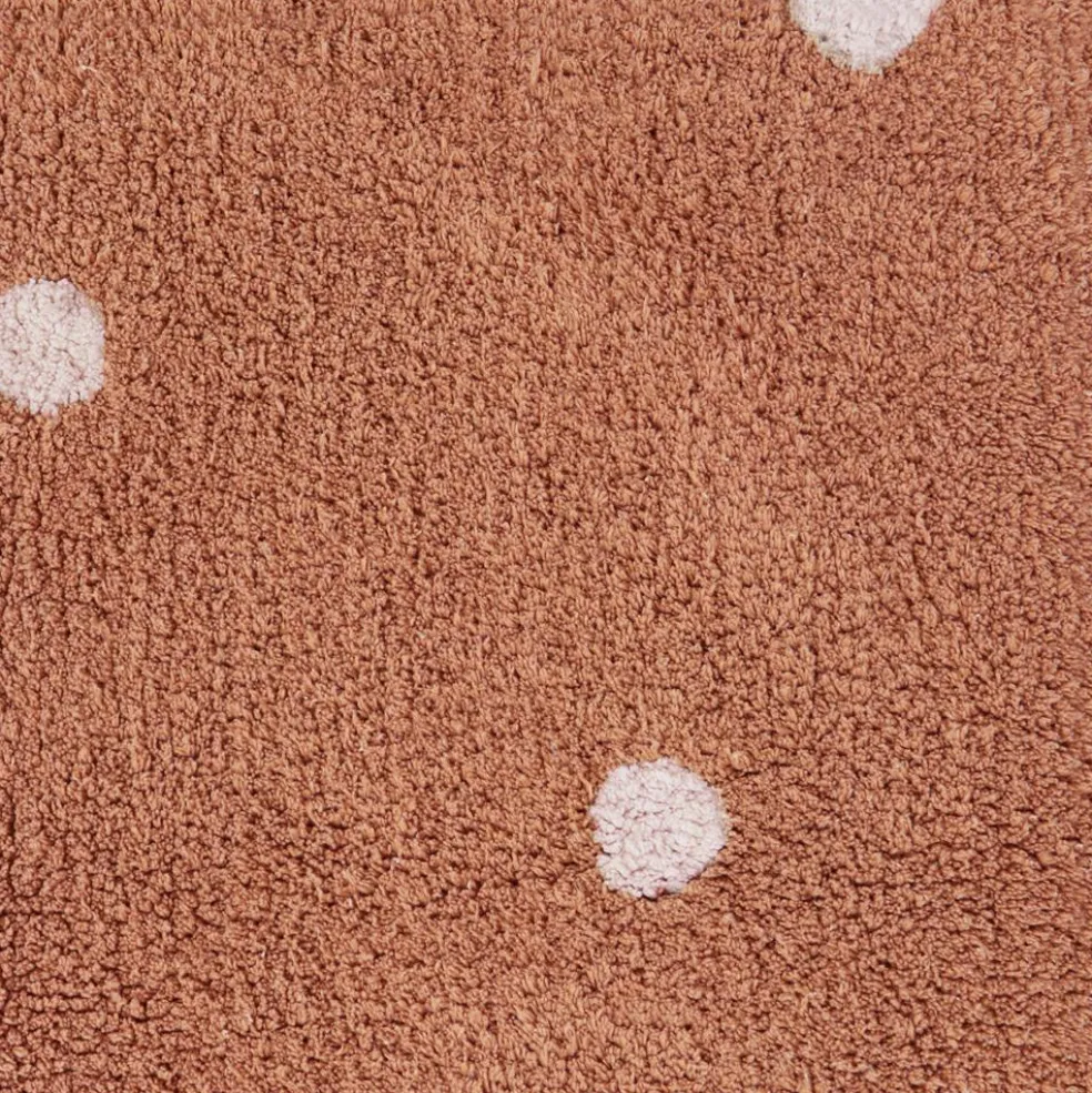 Tapis lavable Mini Dot Chestnut (100 x 150 cm)