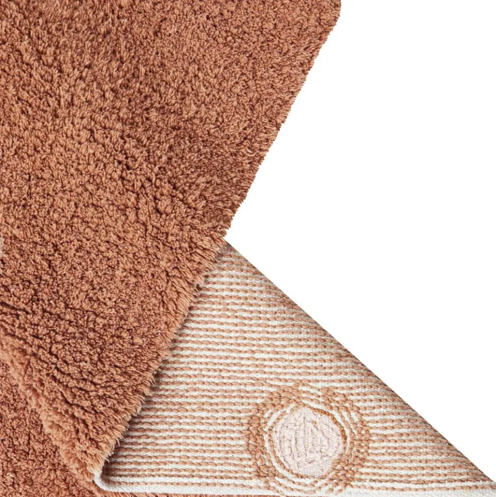 Tapis lavable Mini Dot Chestnut (100 x 150 cm)