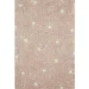 Tapis lavable Mini Dot Rose (100 x 150 cm)