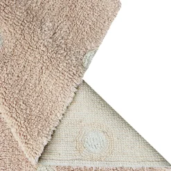 Tapis lavable Mini Dot Rose (100 x 150 cm)