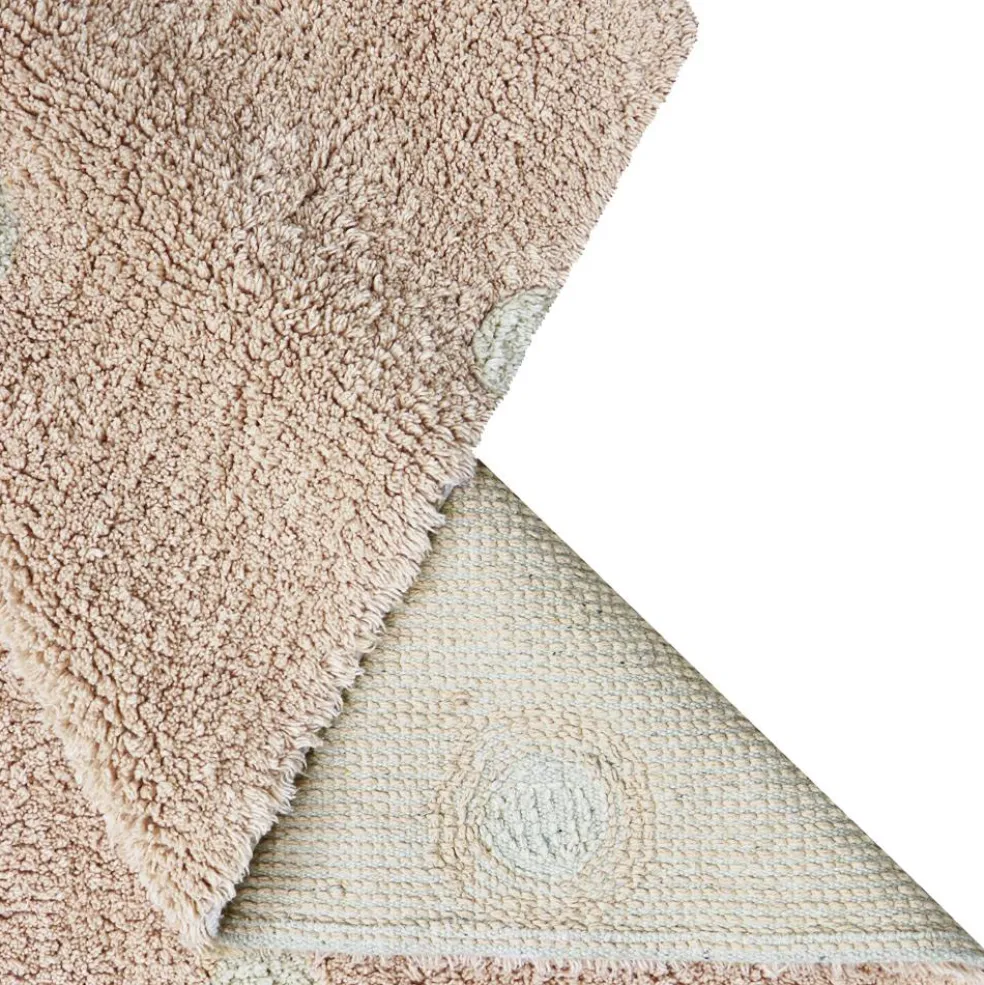 Tapis lavable Mini Dot Rose (100 x 150 cm)