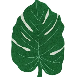Tapis lavable Monstera Leaf vert (120 x 160 cm)