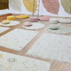 Tapis lavable Monstera olive (120 x 180 cm)