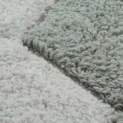 Tapis lavable rond Honeycomb Blue Sage (140 cm)