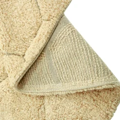 Tapis lavable rond Honeycomb Golden (140 cm)