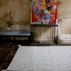 Tapis lavable Tribu natural (120 x 160 cm)