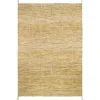 Tapis Lhena jaune brun (100 x 140 cm)