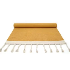 Tapis Lisboa moutarde (100 x 150 cm)