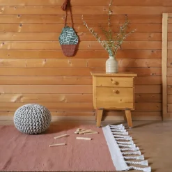 Tapis Lisboa rose liège (100 x 150 cm)