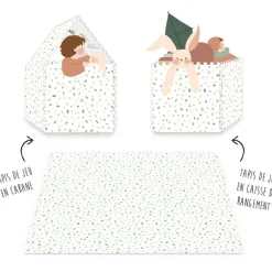 Tapis puzzle 3 en 1 Tiloo Alphabet (180 x 180 cm)