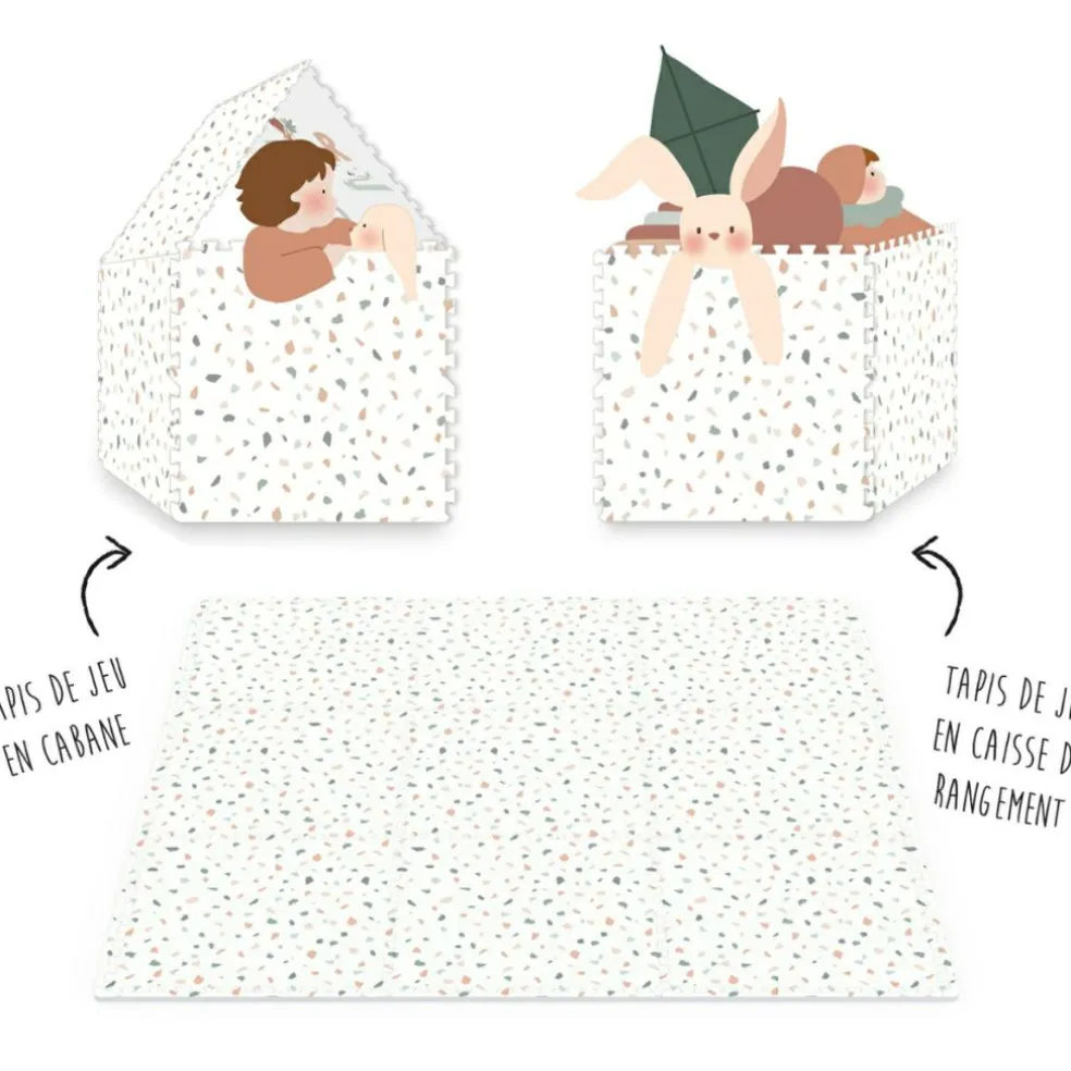 Tapis puzzle 3 en 1 Tiloo Alphabet (180 x 180 cm)