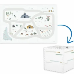 Tapis puzzle 3 en 1 Tiloo Farm (120 x 180 cm)