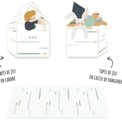 Tapis puzzle 3 en 1 Tiloo Farm (120 x 180 cm)