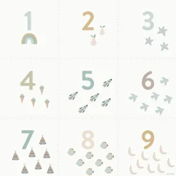 Tapis puzzle 3 en 1 Tiloo Numbers (180 x 180 cm)