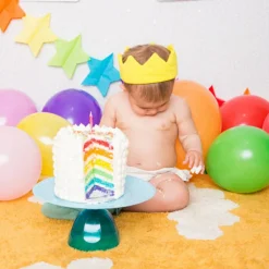 Tapis rectangulaire Clouds nuage jaune (120 x 160 cm)