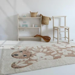Tapis rectangulaire Flowerbear (100 x 150 cm)