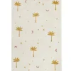 Tapis rectangulaire Little Palm palmier Miel (120 x 170 cm)