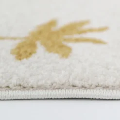 Tapis rectangulaire Little Palm palmier Miel (120 x 170 cm)