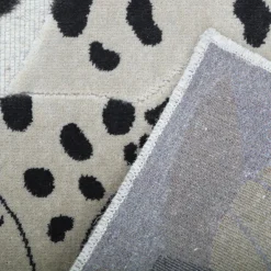 Tapis rectangulaire Little Jaguar Ivoire (80 x 125 cm)