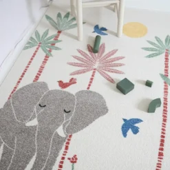 Tapis rectangulaire Mamalena (120 x 170 cm)