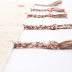 Tapis rectangulaire Nümi Ambre pois (100 x 150 cm)