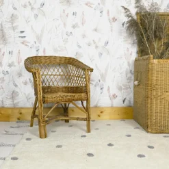 Tapis rectangulaire Nümi Gris pois (100 x 150 cm)