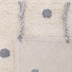 Tapis rectangulaire Nümi Gris pois (100 x 150 cm)