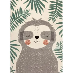 Tapis rectangulaire paresseux Akiko (120 x 170 cm)