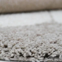 Tapis rond Bohemian daisy beige