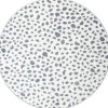 Tapis rond léopard Maldä blue (120 cm)
