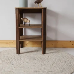 Tapis rond Neethu Avoine S (110 cm)